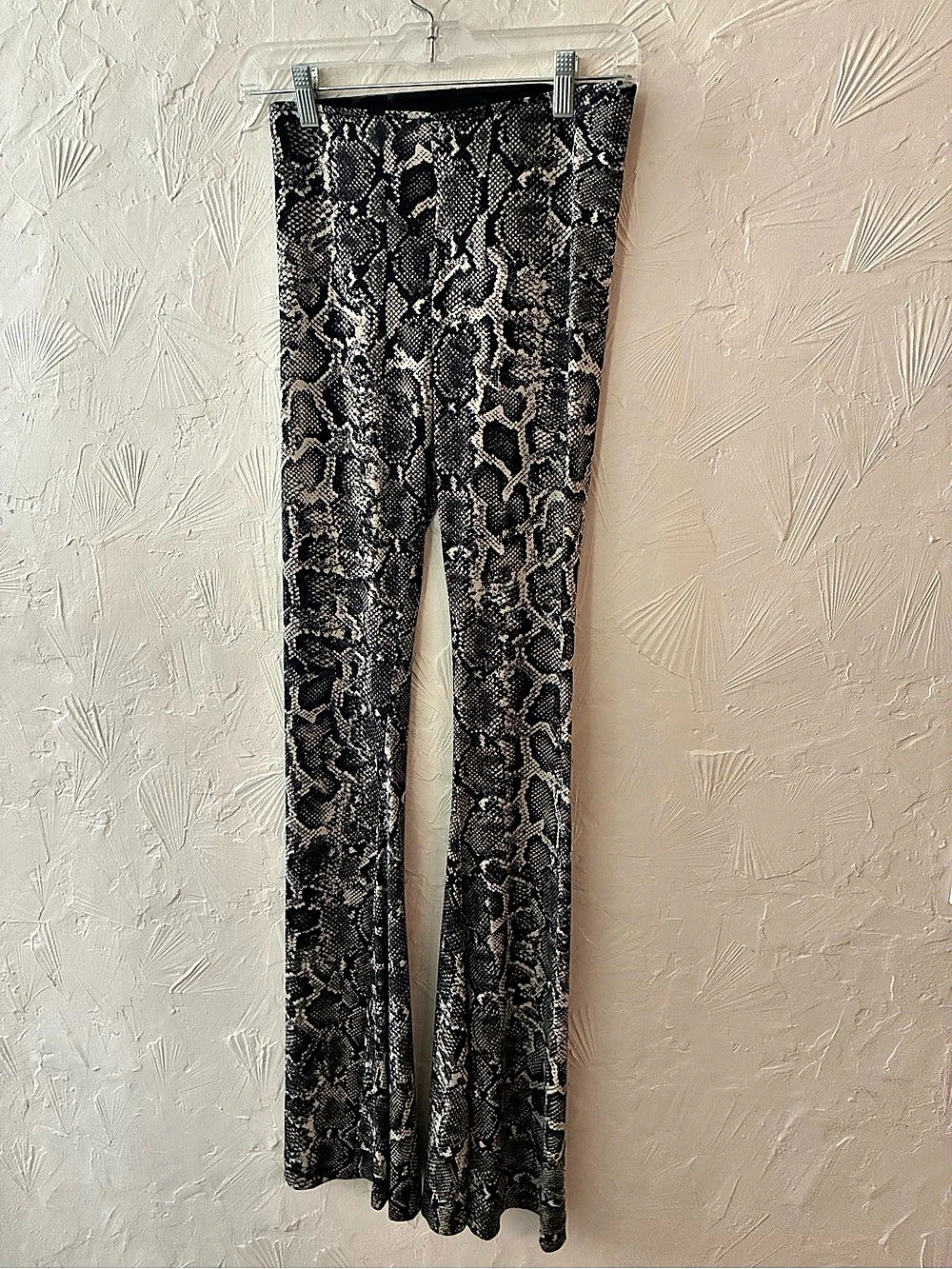 Women's Snake Print flare Pants